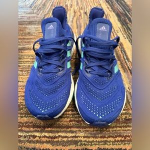 Blue adidas running shoe size 10